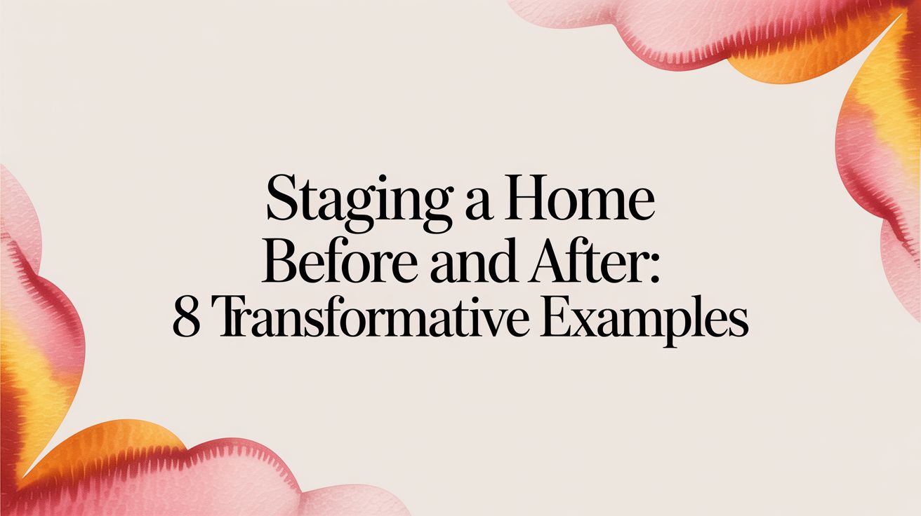 Staging a Home Before and After: 8 Transformative Examples