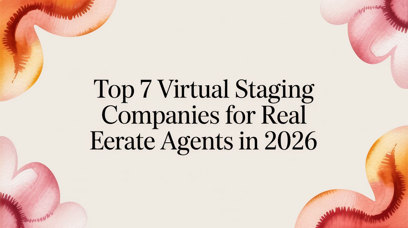 Top 7 Virtual Staging Companies for Real Estate Agents in 2026