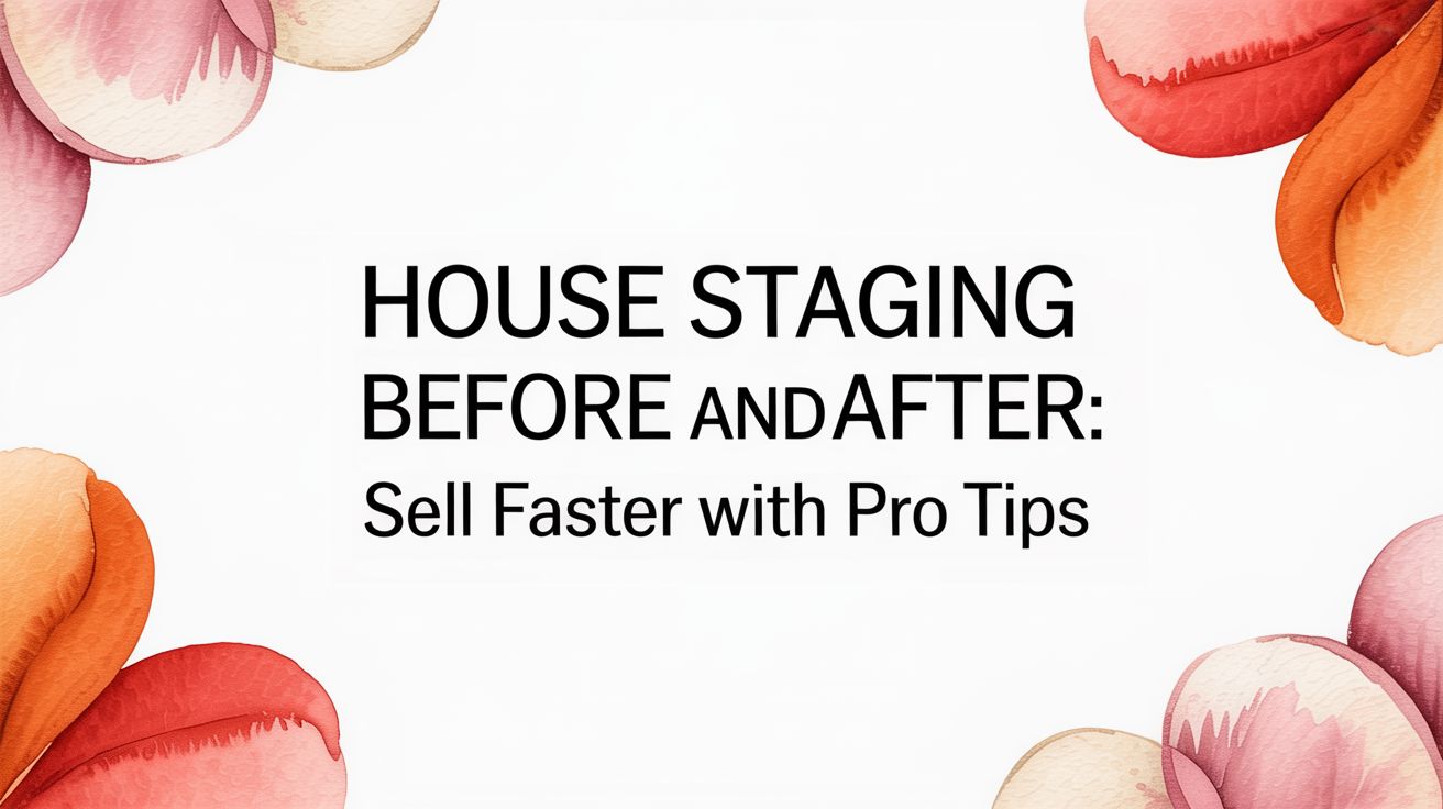 House Staging Before and After: Sell Faster with Pro Tips