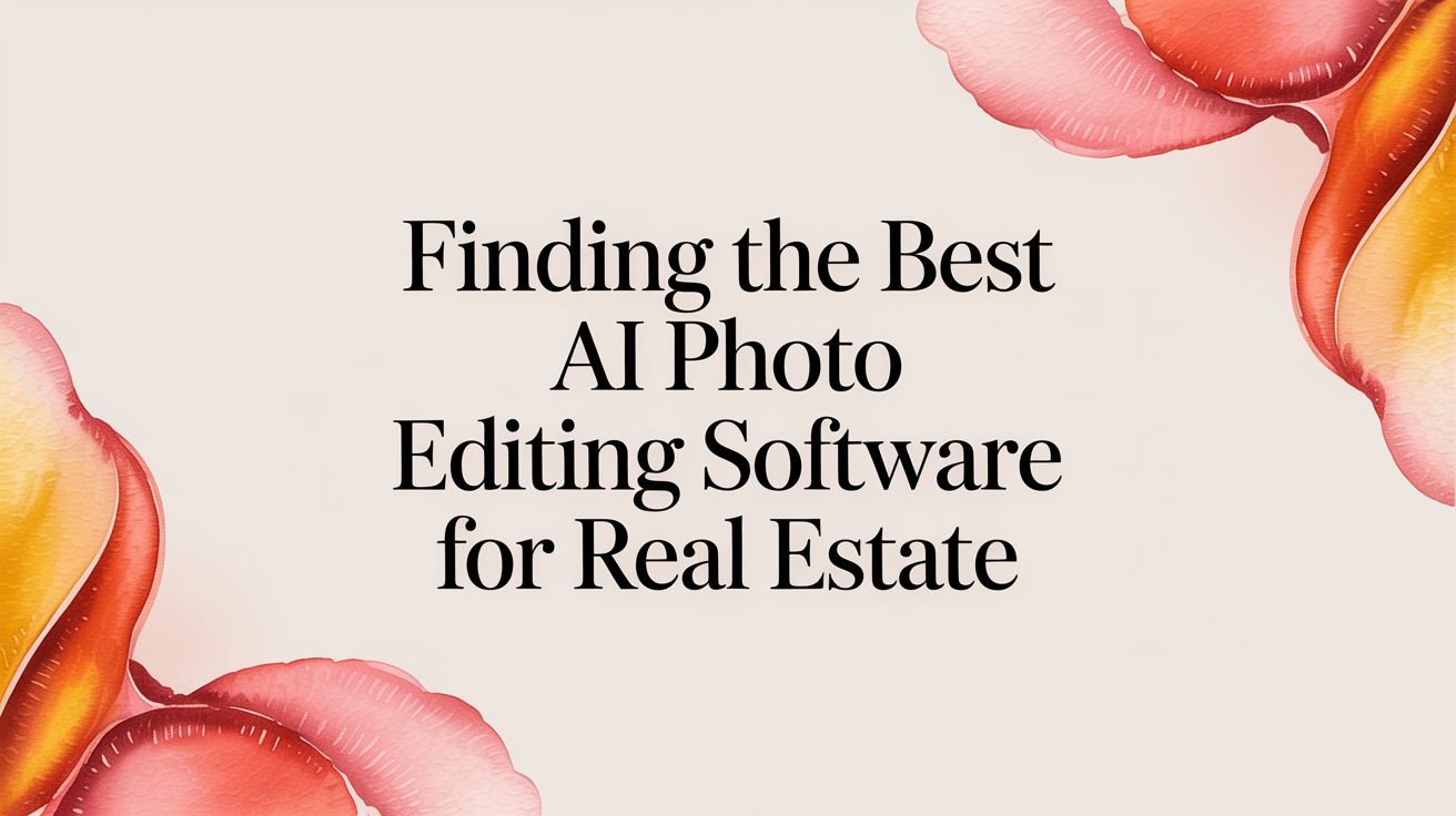 Finding the Best AI Photo Editing Software for Real Estate