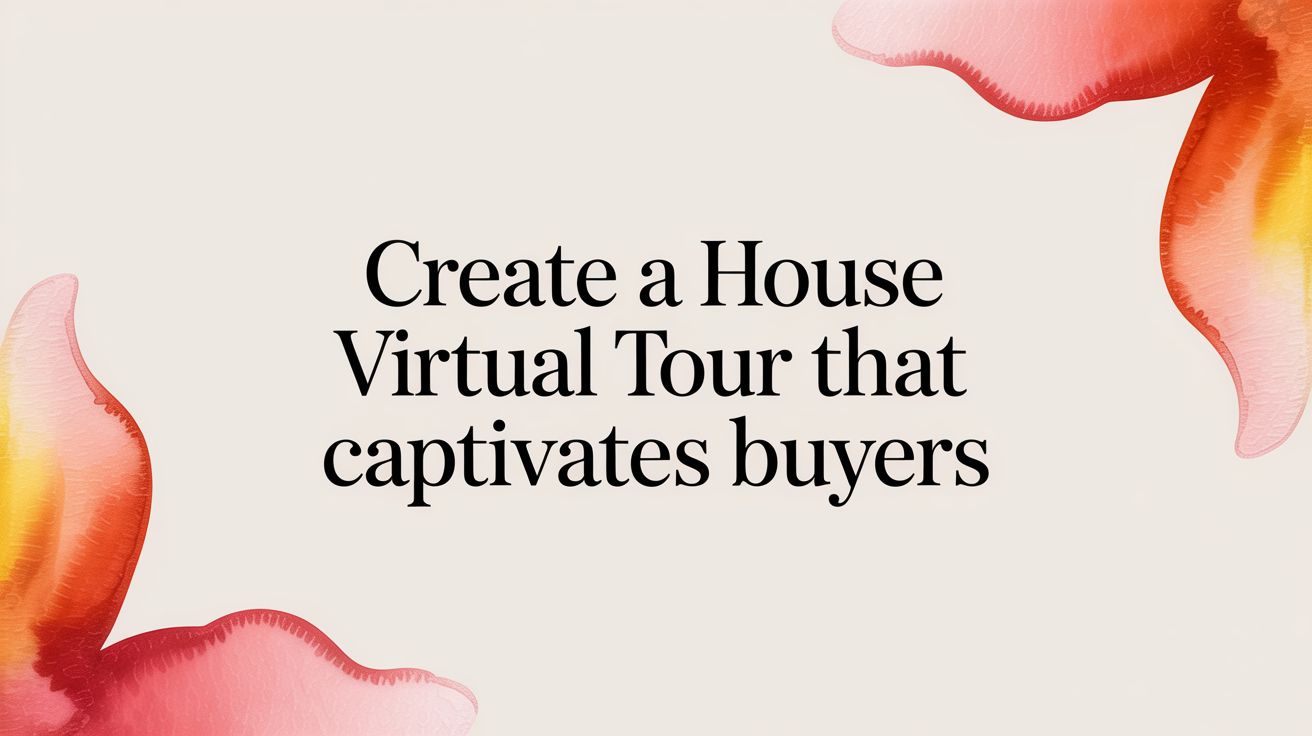 Create a House Virtual Tour That Captivates Buyers