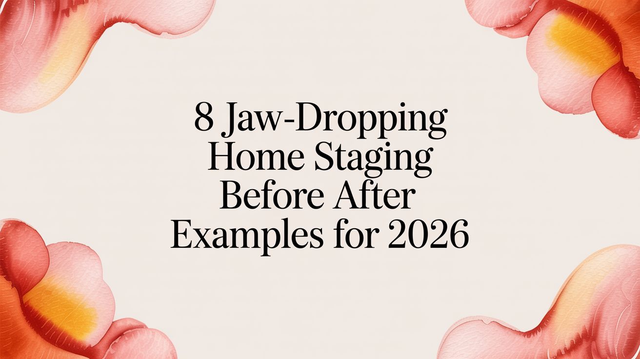 8 Jaw-Dropping Home Staging Before After Examples for 2026