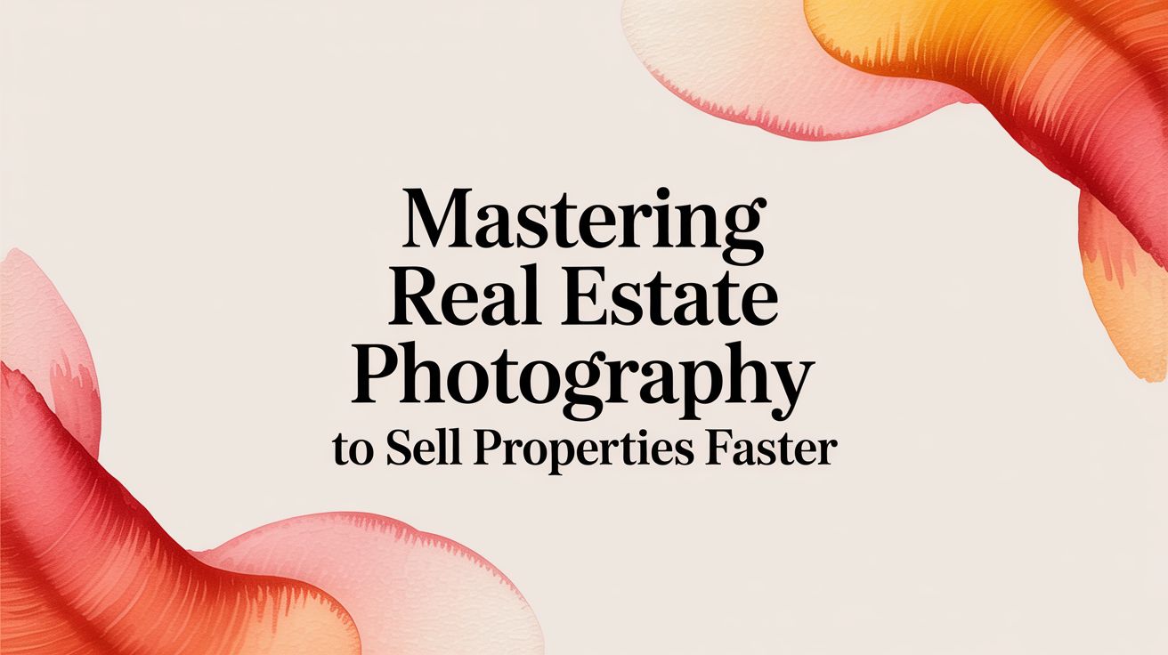 Mastering Real Estate Photography to Sell Properties Faster