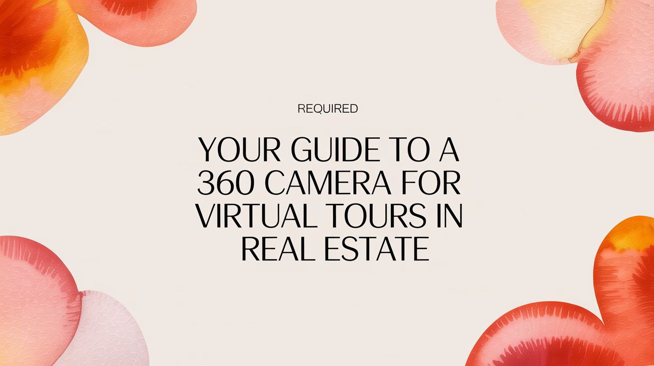 Your Guide to a 360 Camera for Virtual Tours in Real Estate