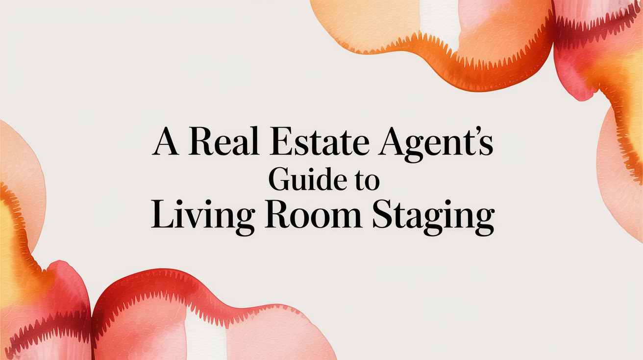 A Real Estate Agent's Guide to Living Room Staging