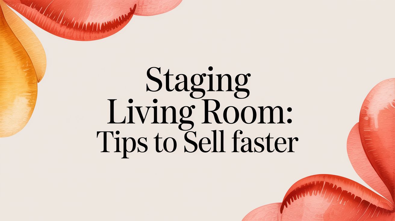 Staging living room: Tips to Sell Faster
