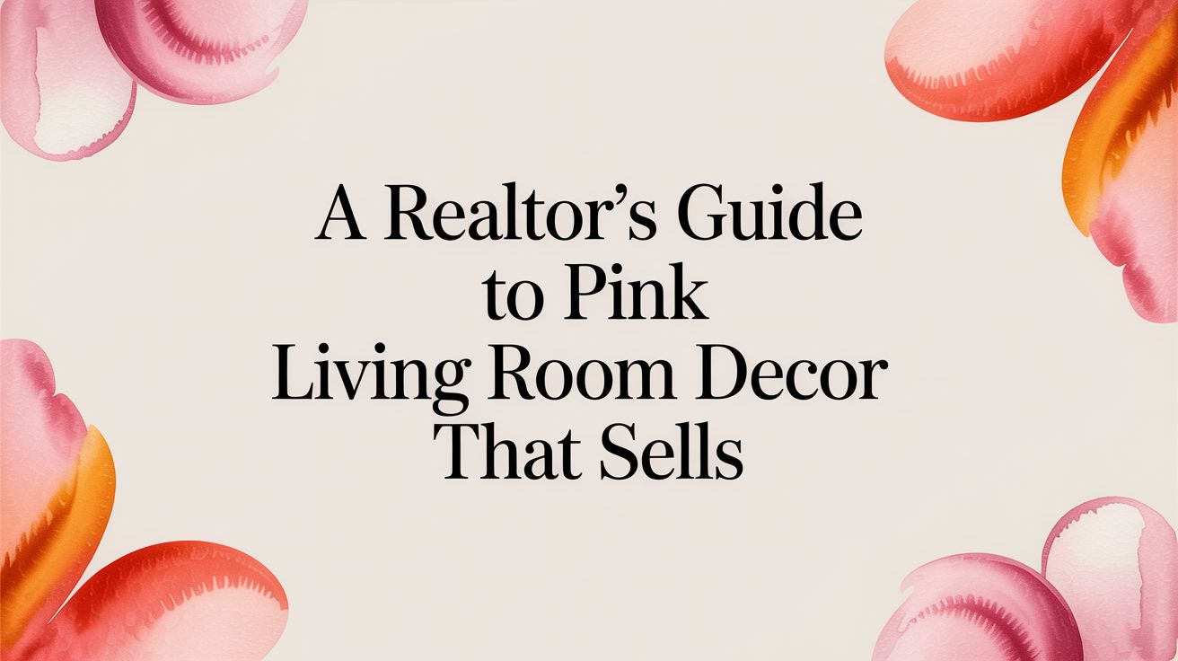 A Realtor's Guide to Pink Living Room Decor That Sells