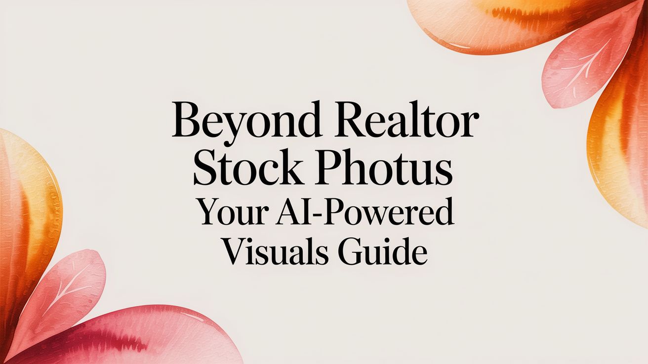 Beyond Realtor Stock Photos Your AI-Powered Visuals Guide