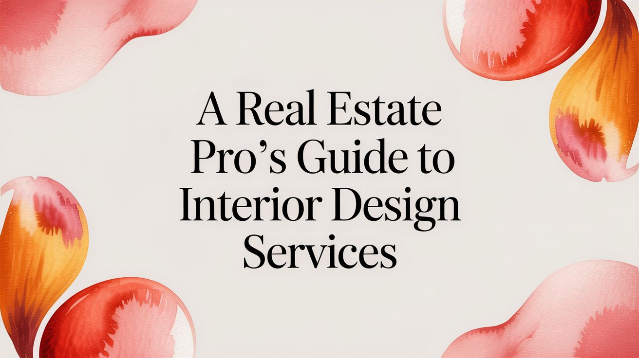 A Real Estate Pro's Guide to Interior Design Services