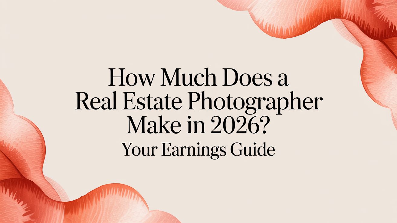 How Much Does a Real Estate Photographer Make in 2026? Your Earnings Guide