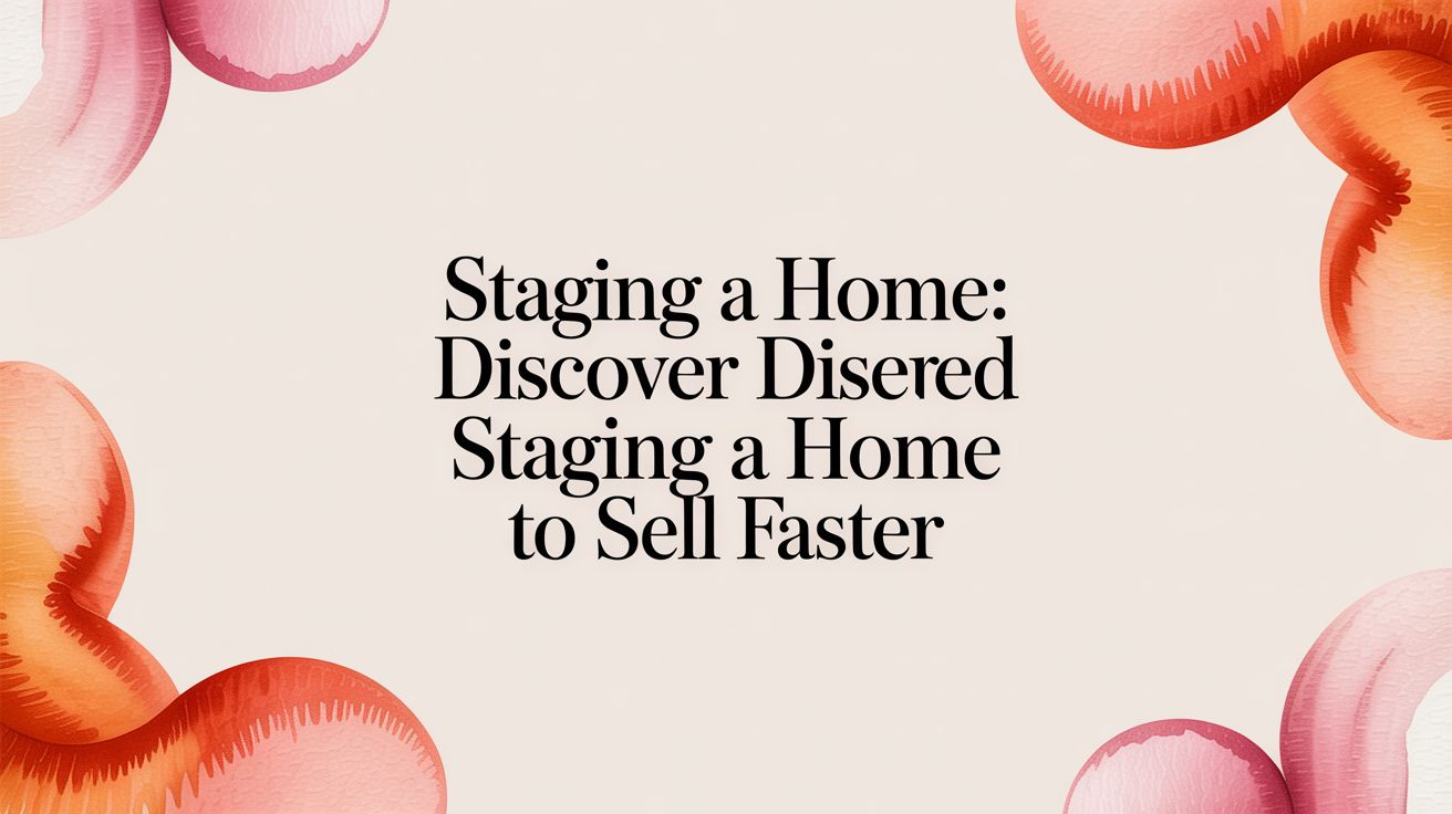 Staging a Home: Discover staging a home to sell faster