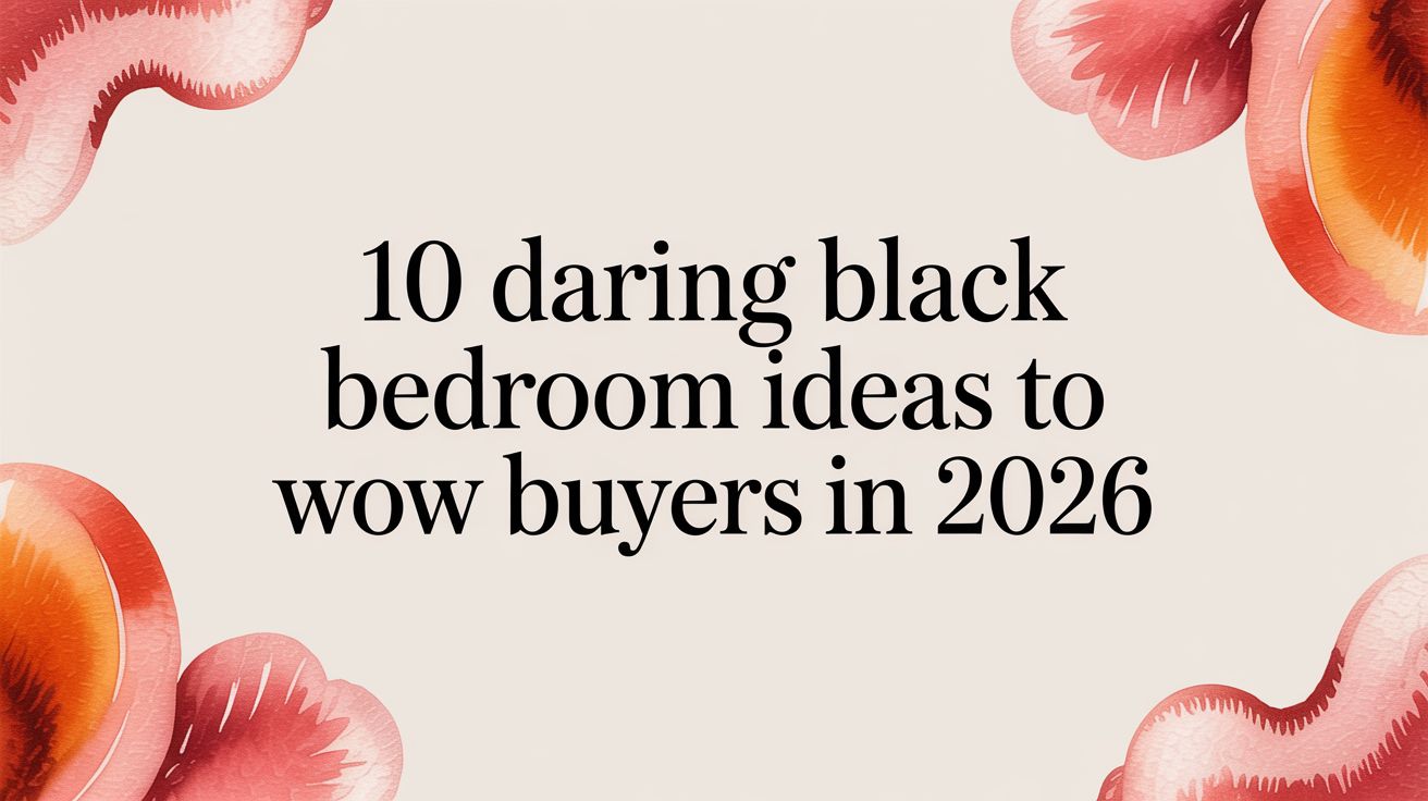 10 Daring Black Bedroom Ideas to Wow Buyers in 2026