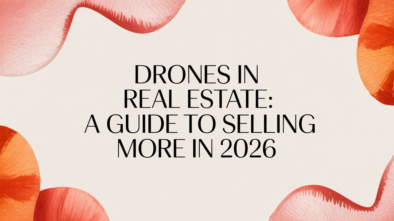 Drones in Real Estate a Guide to Selling More in 2026
