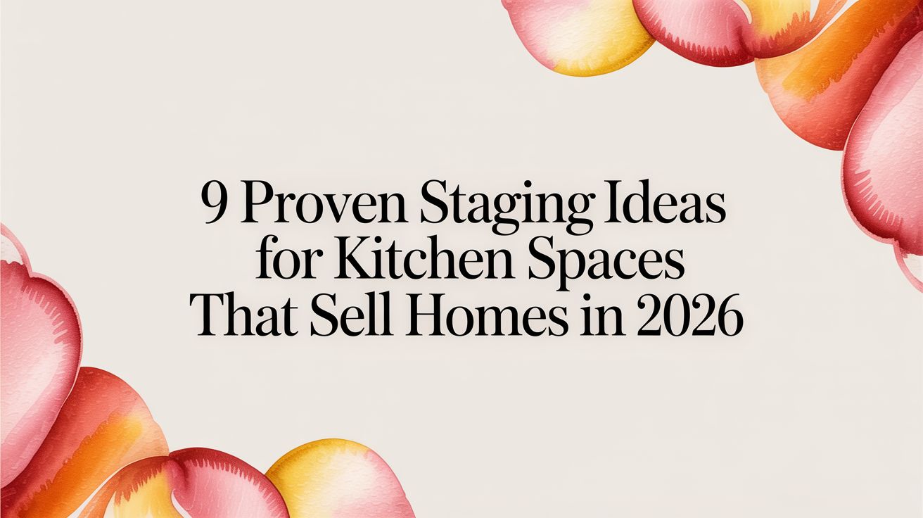 9 Proven Staging Ideas for Kitchen Spaces That Sell Homes in 2026