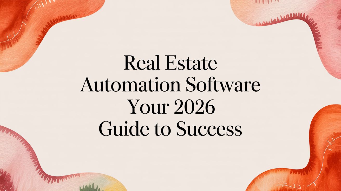 Real Estate Automation Software Your 2026 Guide to Success