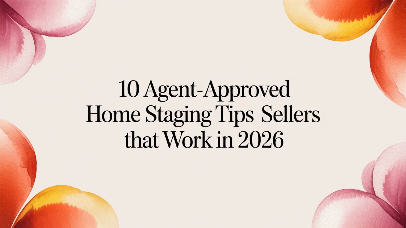 10 Agent-Approved Home Staging Tips for Sellers That Work in 2026