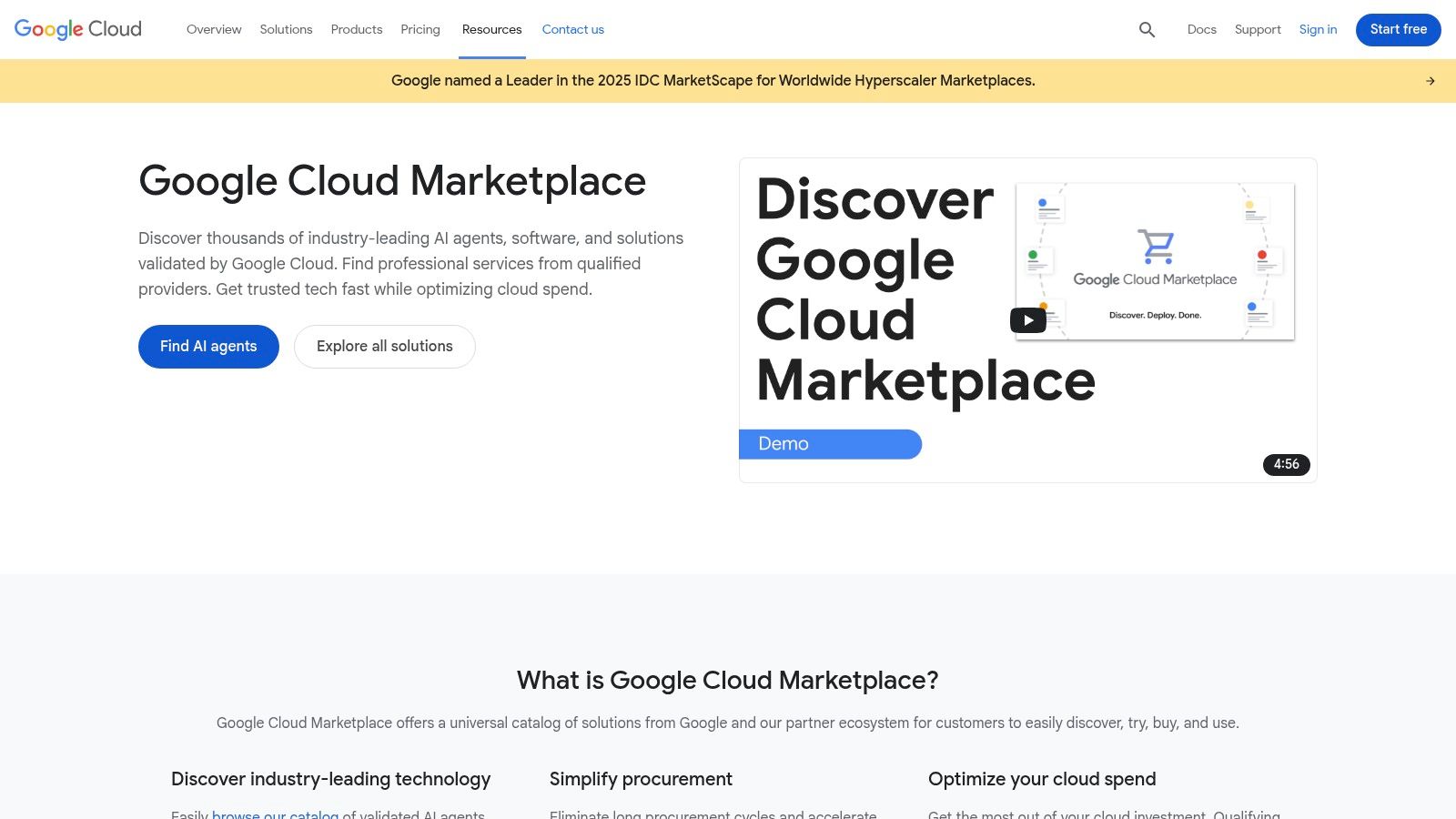 Google Cloud Marketplace (Click-to-Deploy)