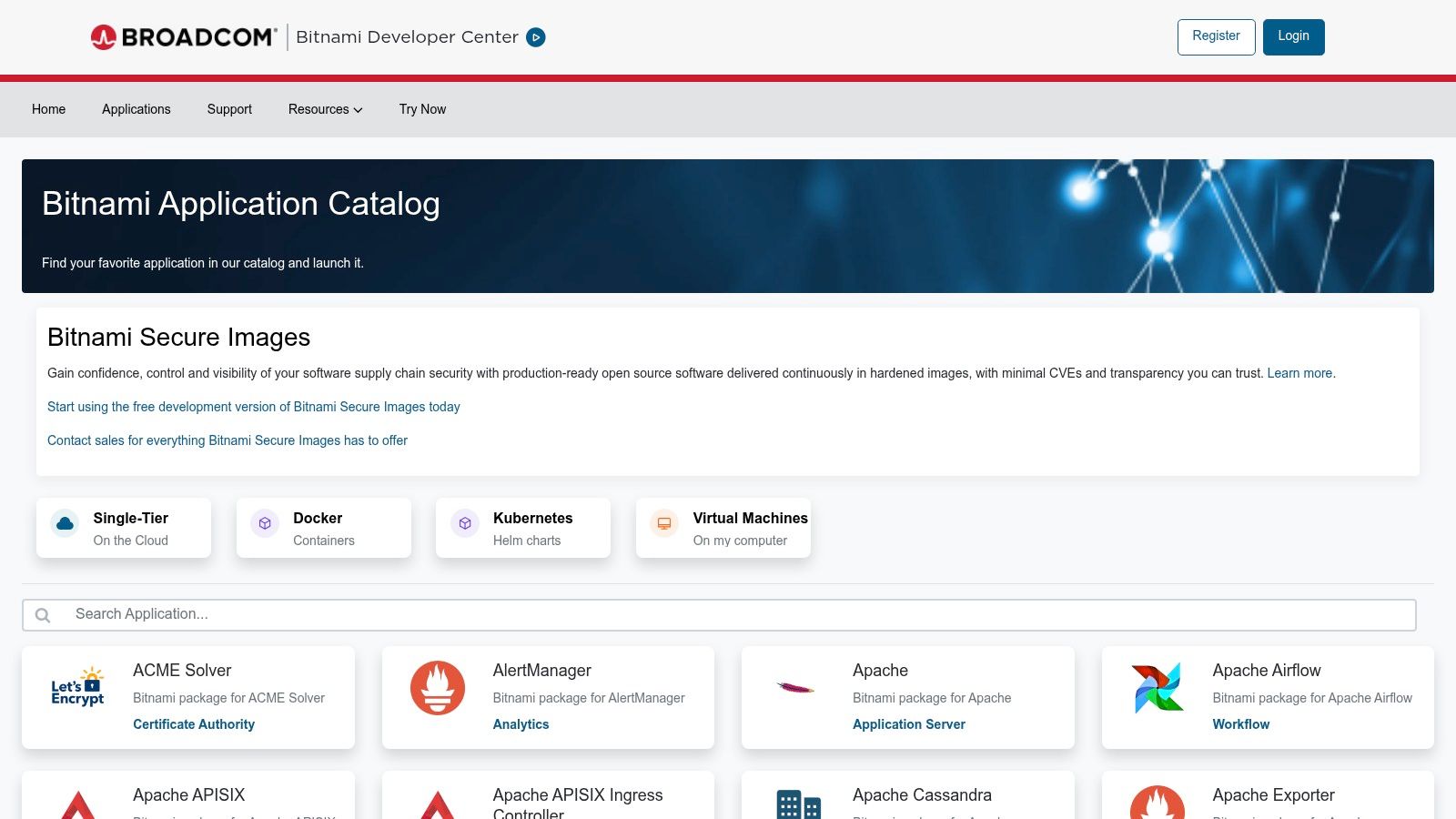 Bitnami Application Catalog