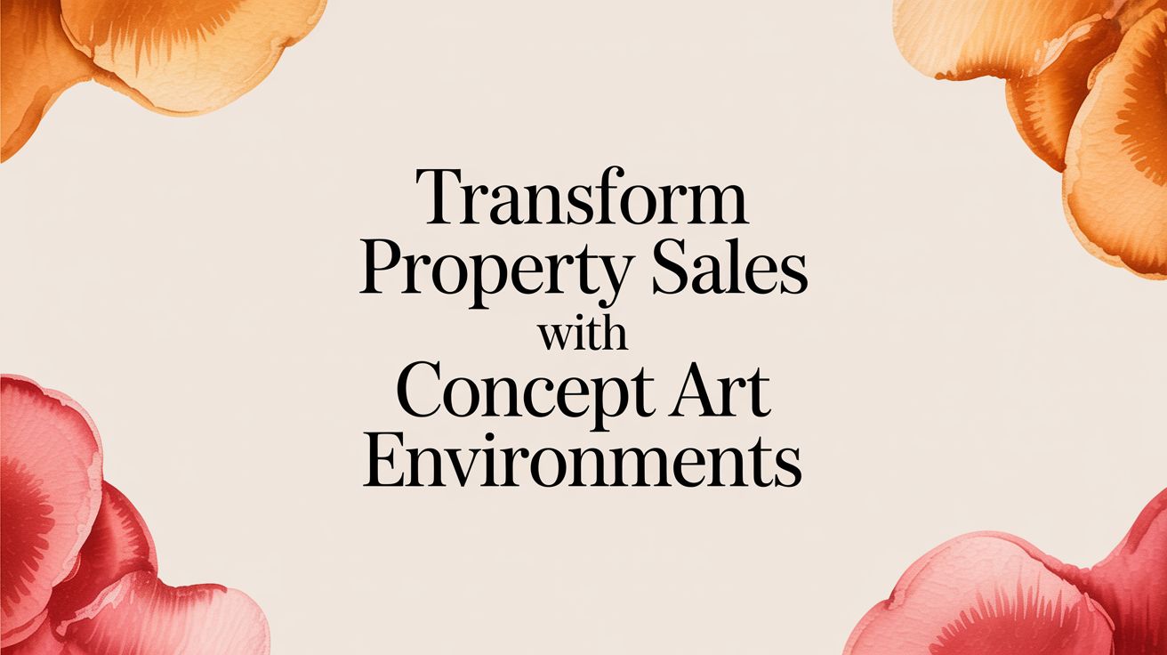 Transform Property Sales with Concept Art Environments