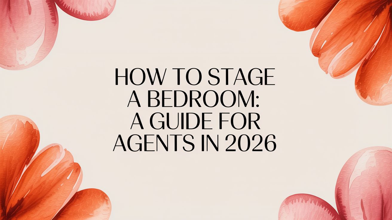 How to Stage a Bedroom: A Guide for Agents in 2026