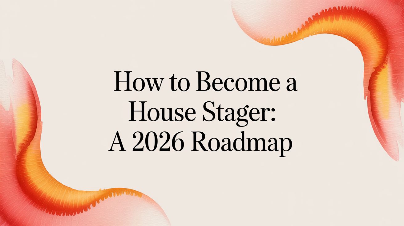 How to Become a House Stager: A 2026 Roadmap