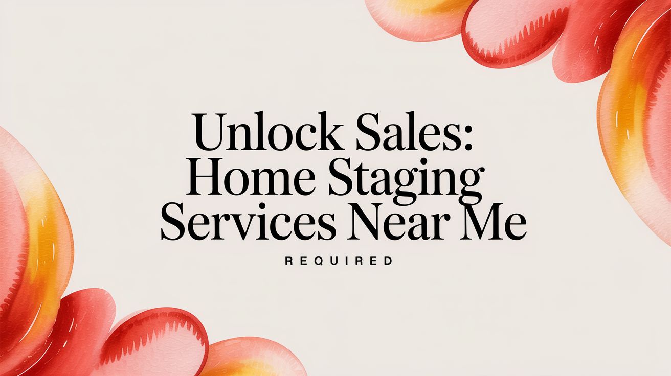 Unlock Sales: Home Staging Services Near Me