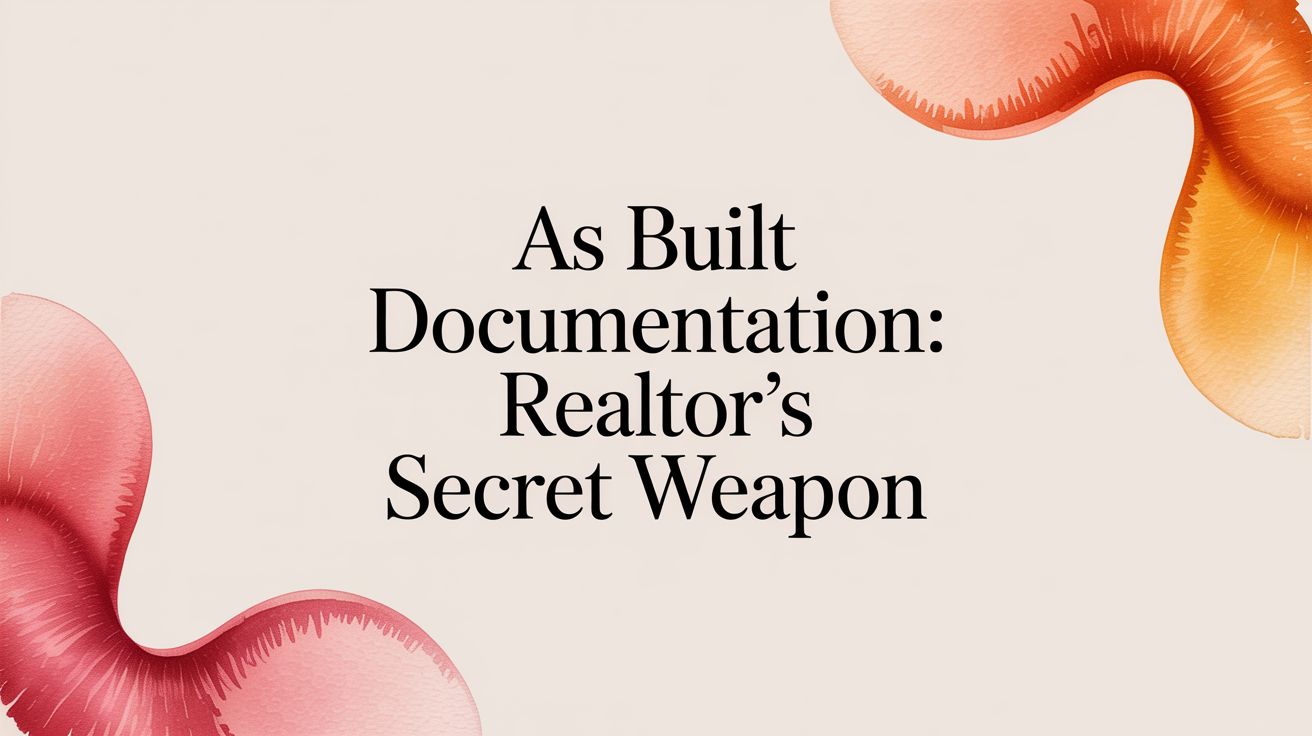 As Built Documentation: Realtor's Secret Weapon