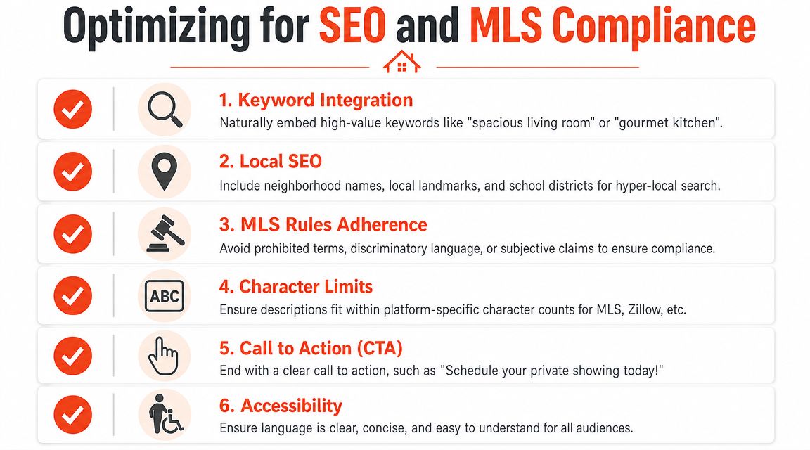 Optimizing for SEO and MLS Compliance