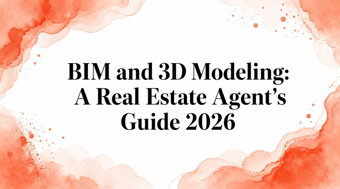 BIM and 3D Modeling: A Real Estate Agent's Guide 2026