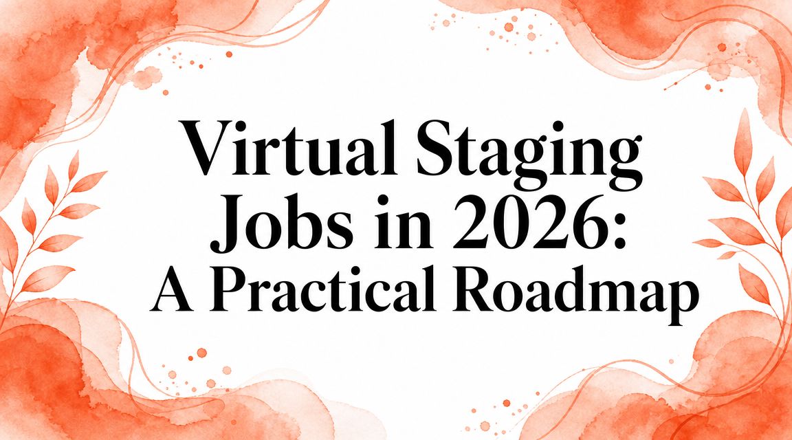 Virtual Staging Jobs in 2026: A Practical Roadmap