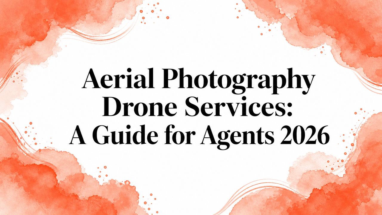 Aerial Photography Drone Services: A Guide for Agents 2026