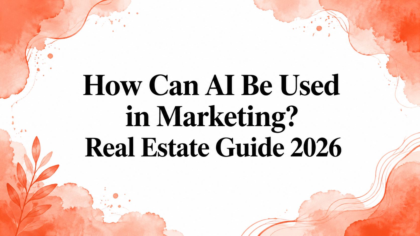 How Can AI Be Used in Marketing? Real Estate Guide 2026