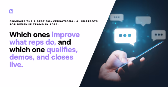 The 9 best conversational AI chatbots for revenue teams in 2026