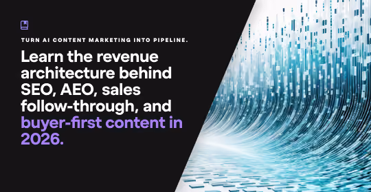 AI Content Marketing Is a Revenue Architecture Problem (And Most B2B Teams Are Solving the Wrong One)