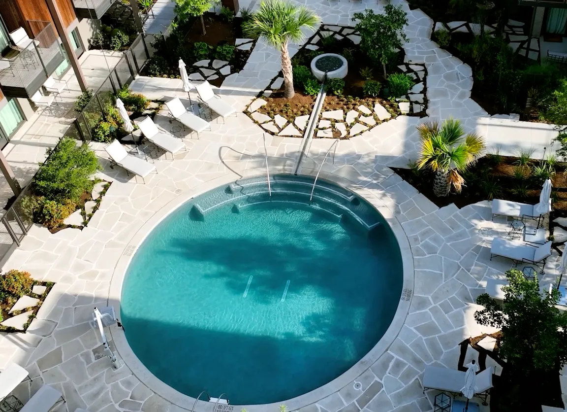 The pool at Hotel Saint Augustine
