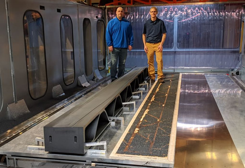 Bell Helicopter blade mold