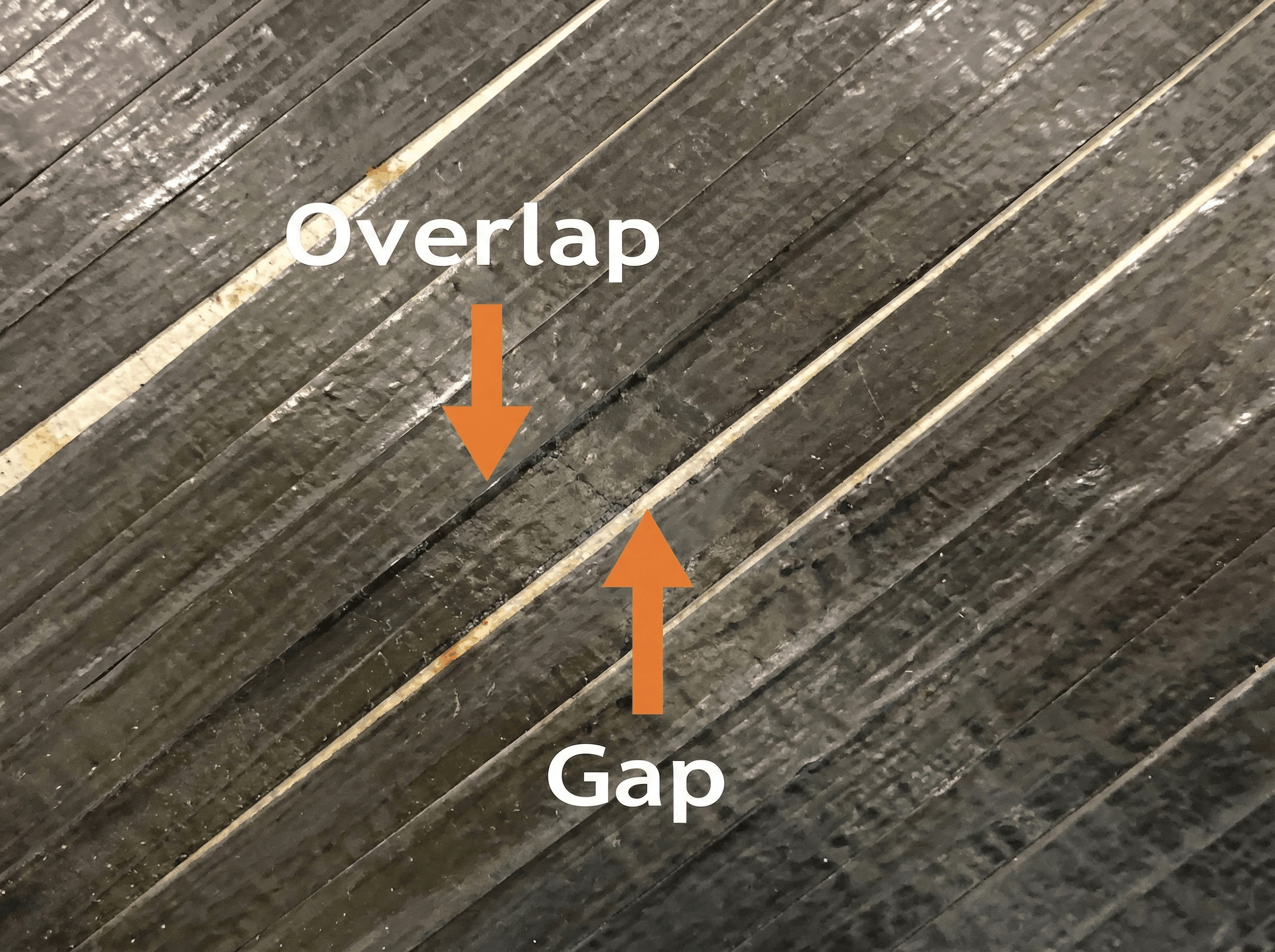 Gap and overlap visualization