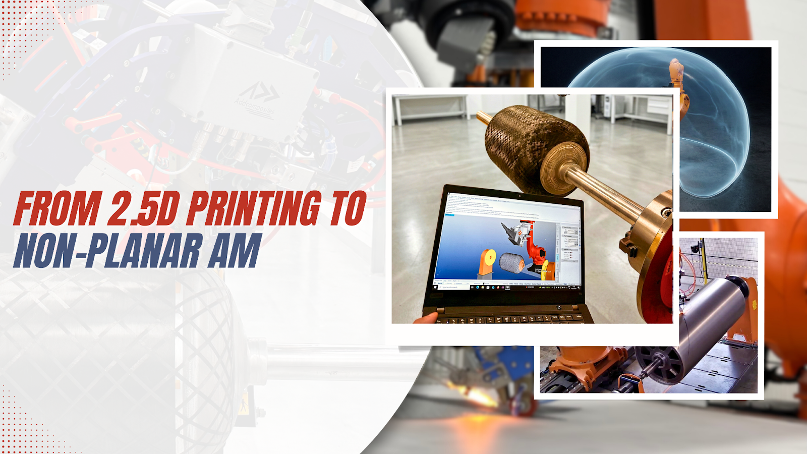 Hero Image — Stress-Aligned Continuous Fiber Printing on Curved Surface