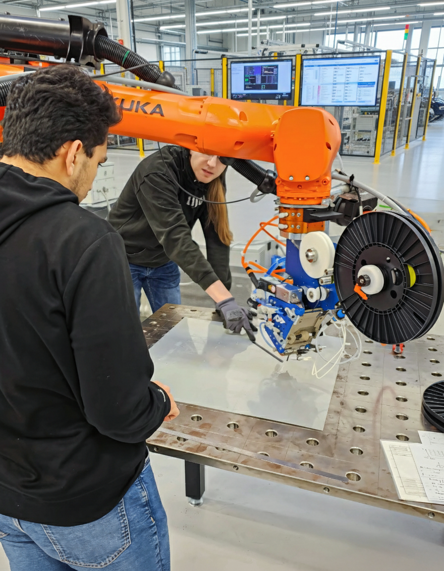 AFP-XS on a KUKA industrial robot