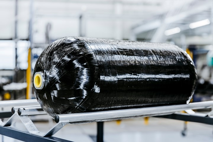 Hexagon Agility aerospace Type 4 composite tanks