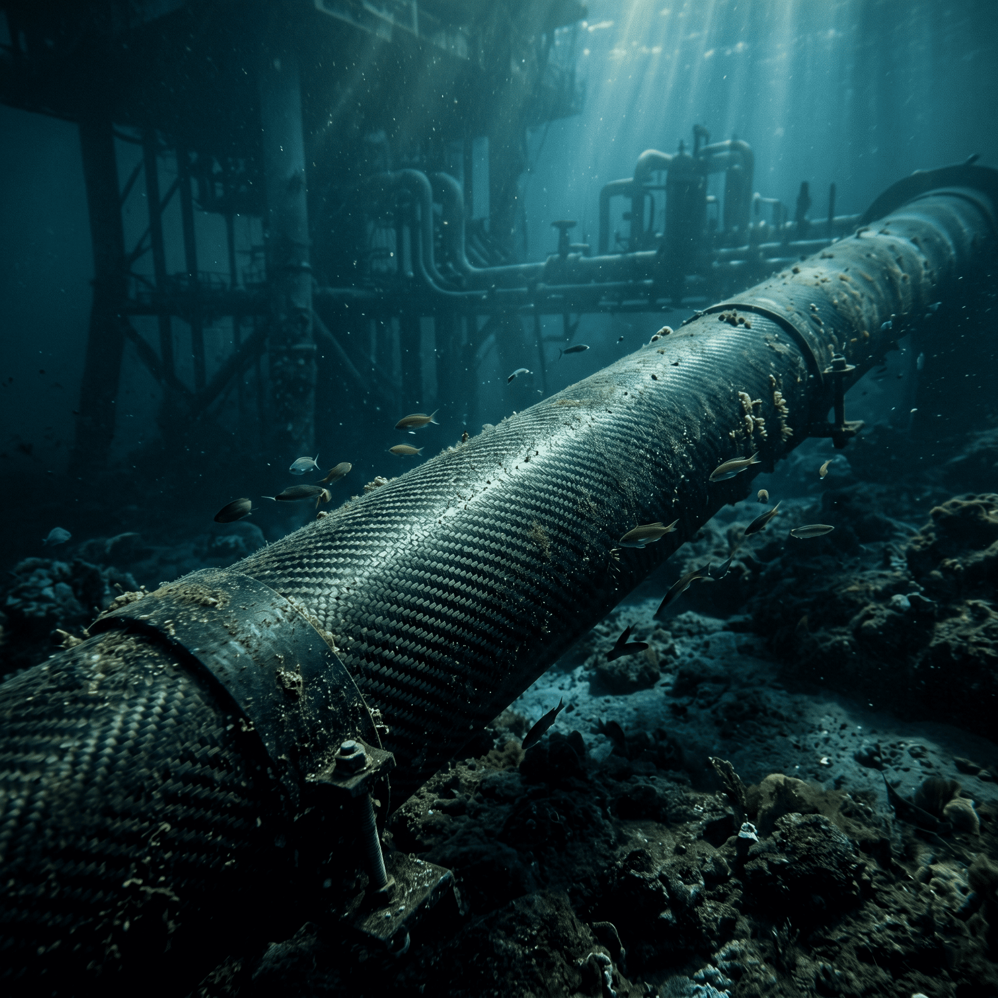 CFRP composite pipe in a deep-sea infrastructure context
