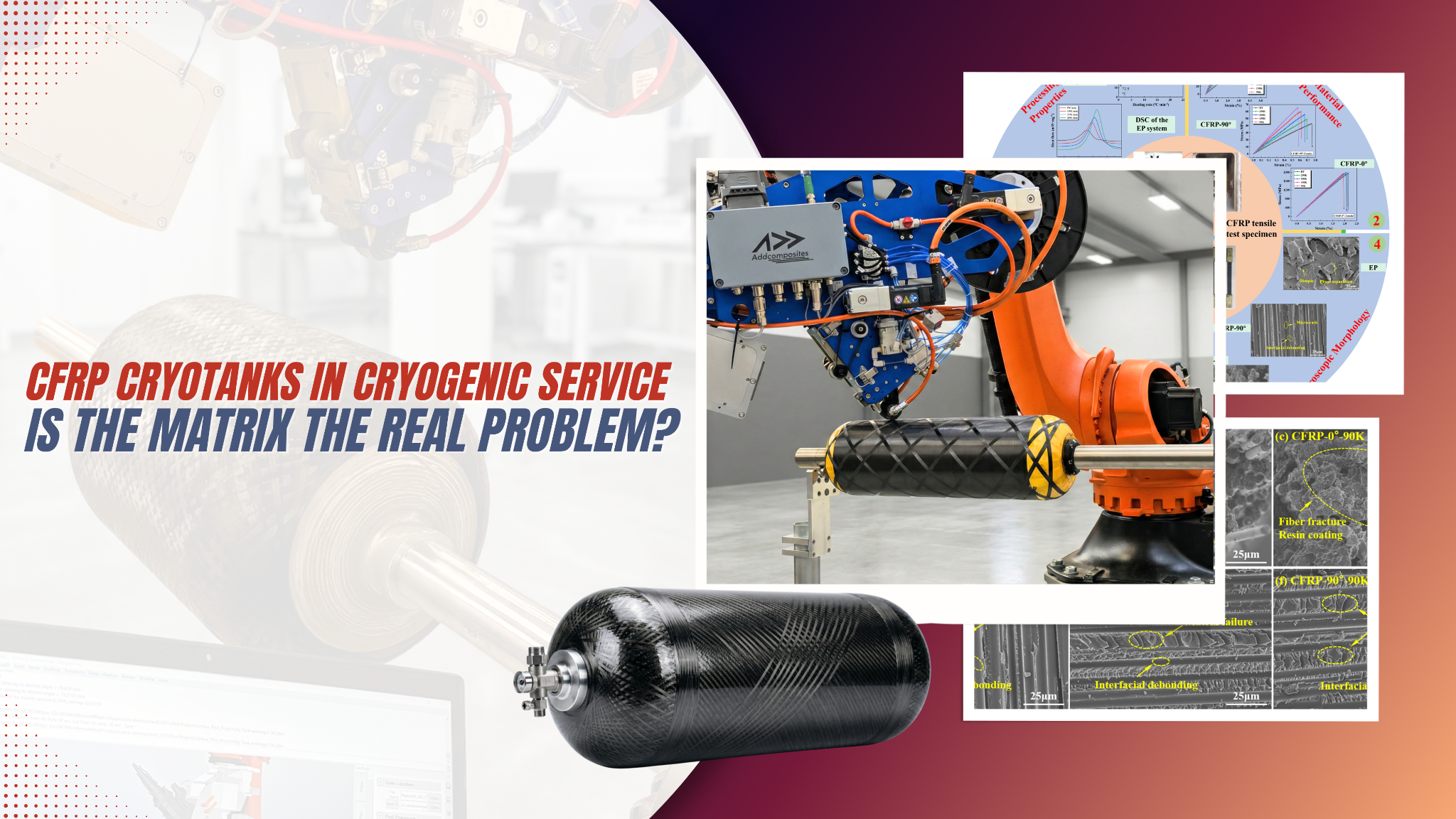 CFRP cryotanks and cryogenic resin study