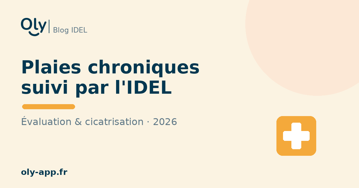 Plaies chroniques : évaluation et suivi par l'infirmière libérale