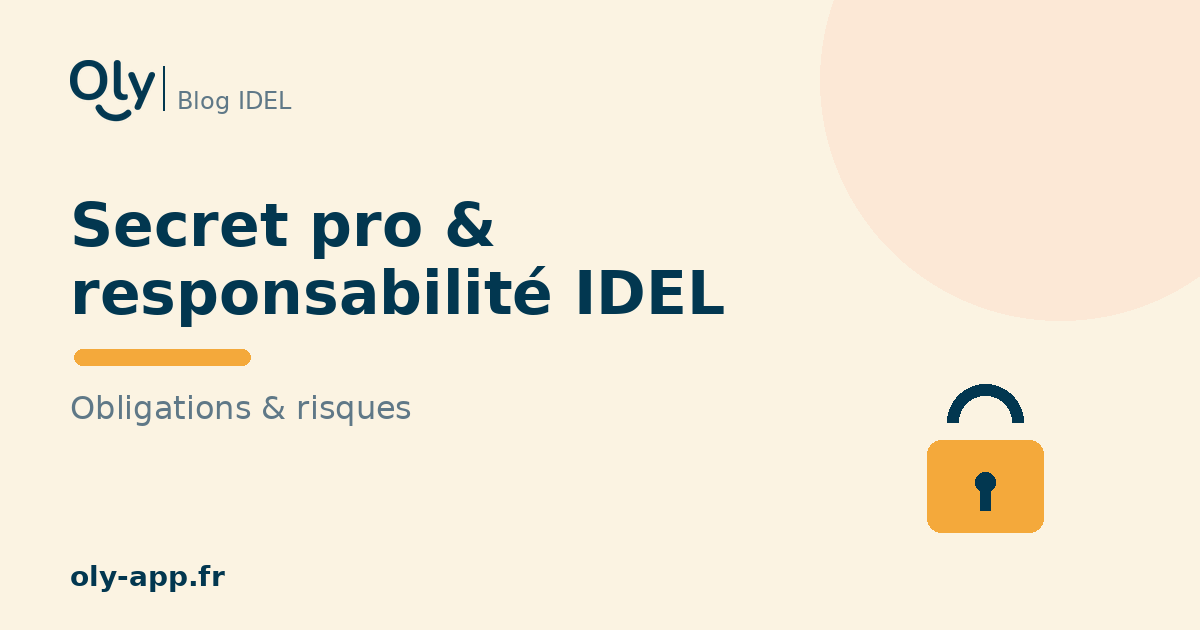 Secret professionnel et responsabilité de l'infirmière libérale