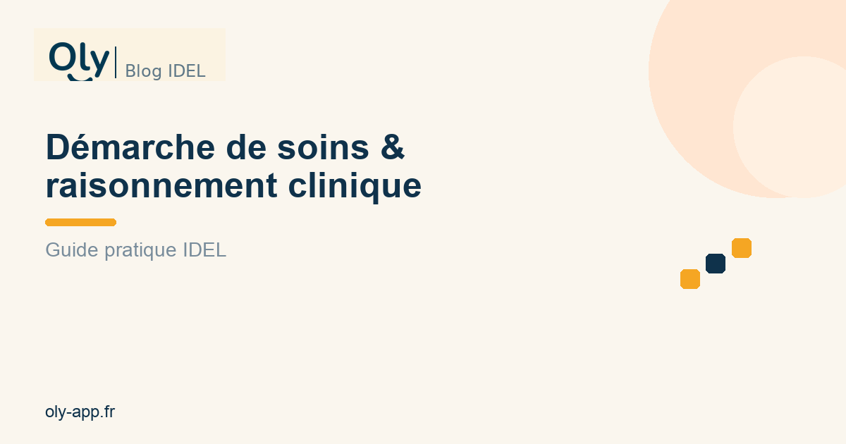 Démarche de soins et raisonnement clinique pour IDEL