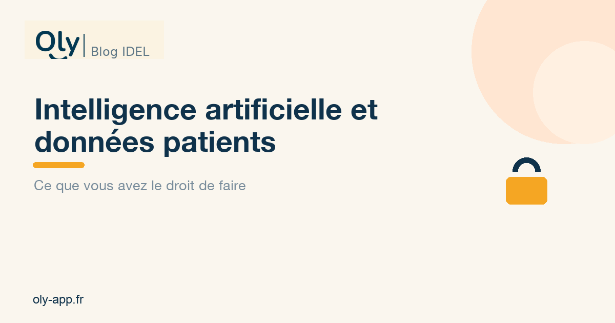 IA et données patients : ce qu'une infirmière libérale a le droit de faire