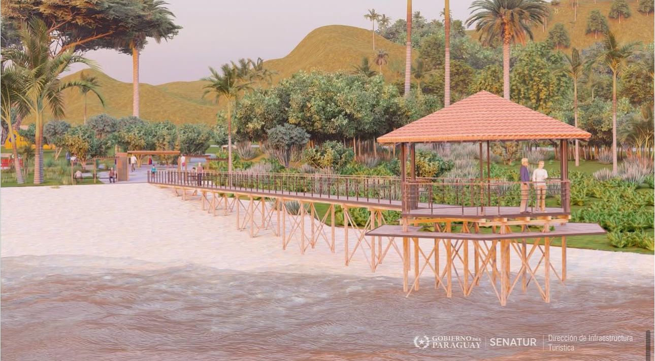 Senatur y la Municipalidad de San Bernardino acuerdan levantar un muelle turístico y una rampa de acceso