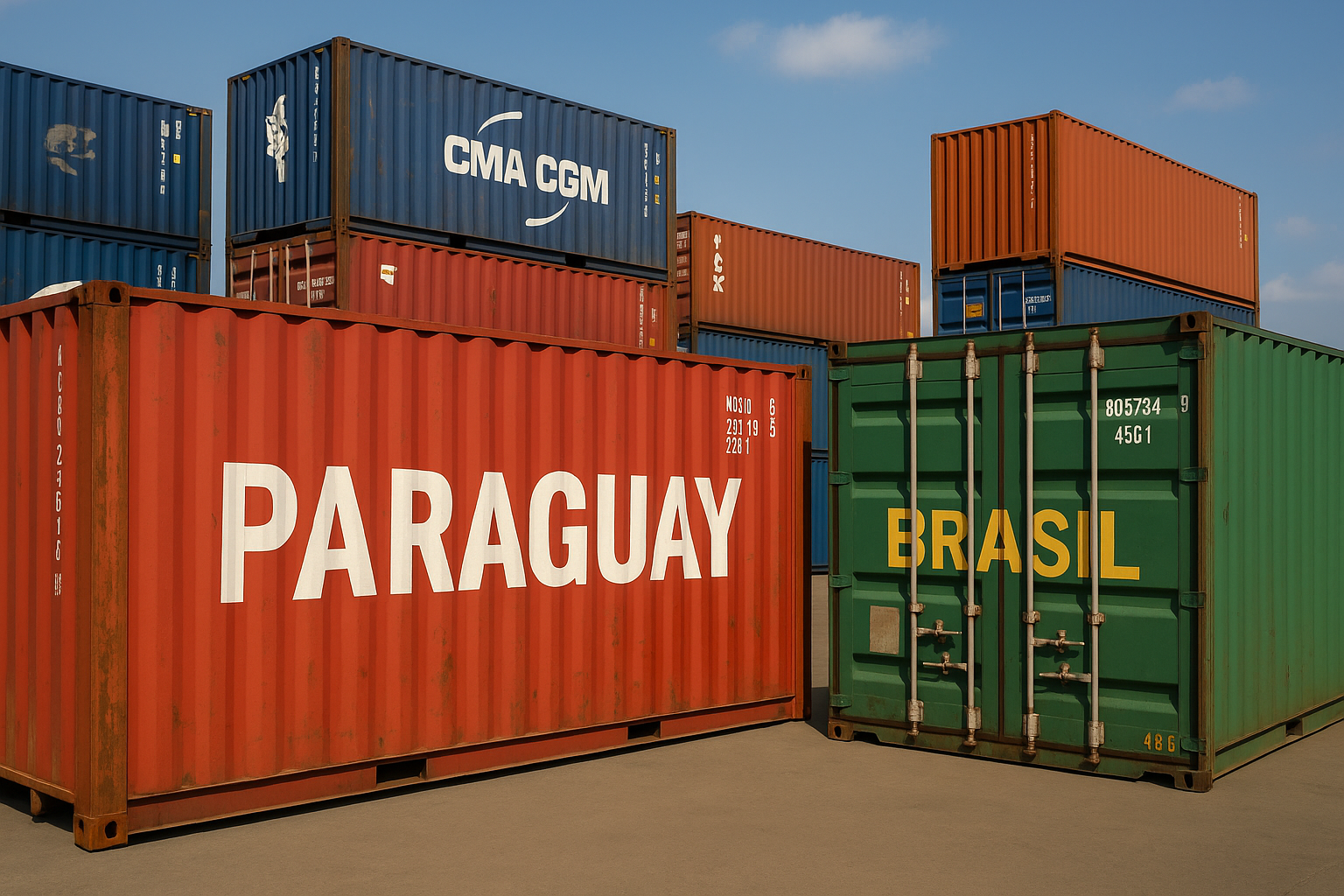 El comercio exterior del país cierra octubre con Argentina y Brasil casi empatados como principales mercados