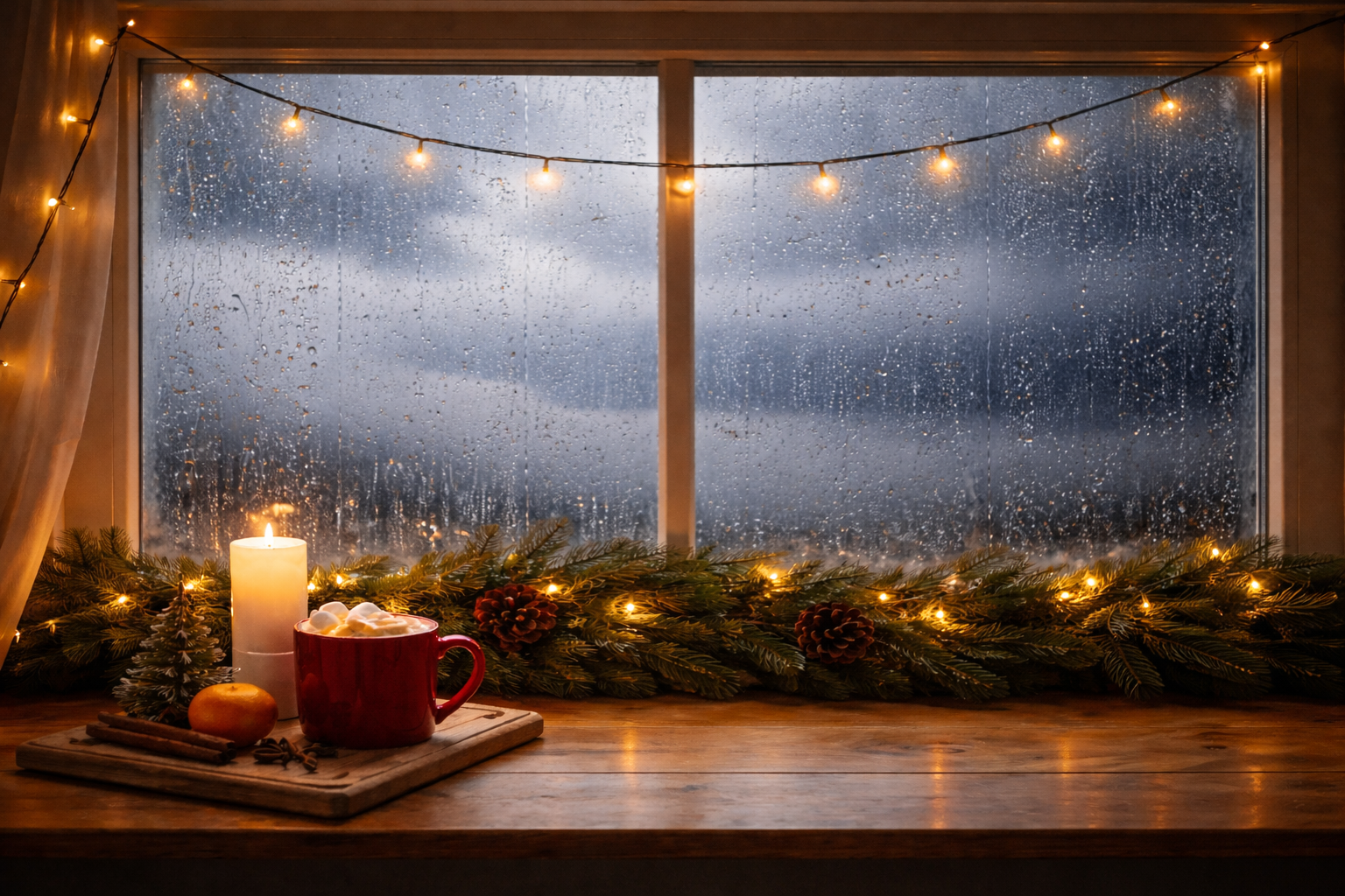 El clima marca una Nochebuena con cielo nublado y posibles tormentas