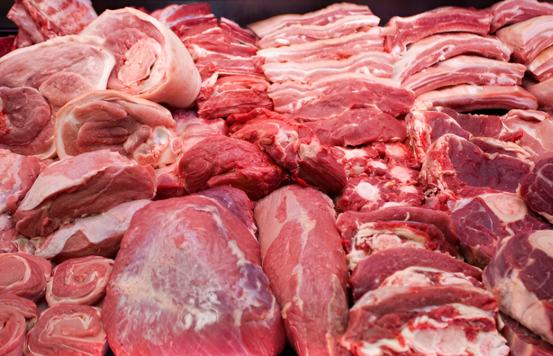 ¿Cómo se repartieron los dólares de la exportacion de carne entre Chile, Estados Unidos y Taiwán?